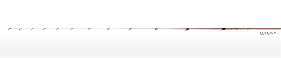 カセ筏師 イカダ竿カスタム替え穂先 CUSTOM-M