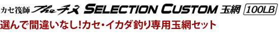 選んで間違いなし！カセイカダ釣り専用玉網セット