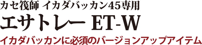 イカダバッカンに必須のバージョンアップアイテム