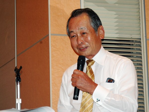 東京湾黒鯛研究会 名誉会長 田中正司氏よりへチ釣りの歴史についての講演