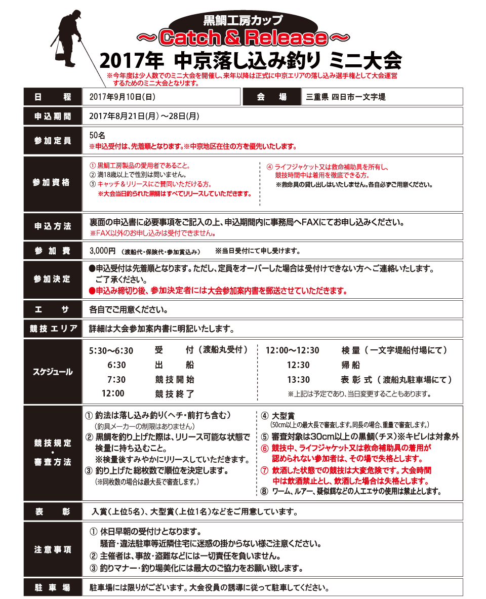 17年 中京落し込み釣り ミニ大会 17年 中京落し込み釣り ミニ大会