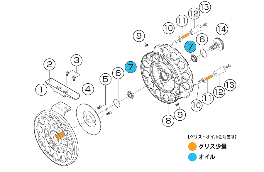 THEヘチセレクション 88パーツ分解図