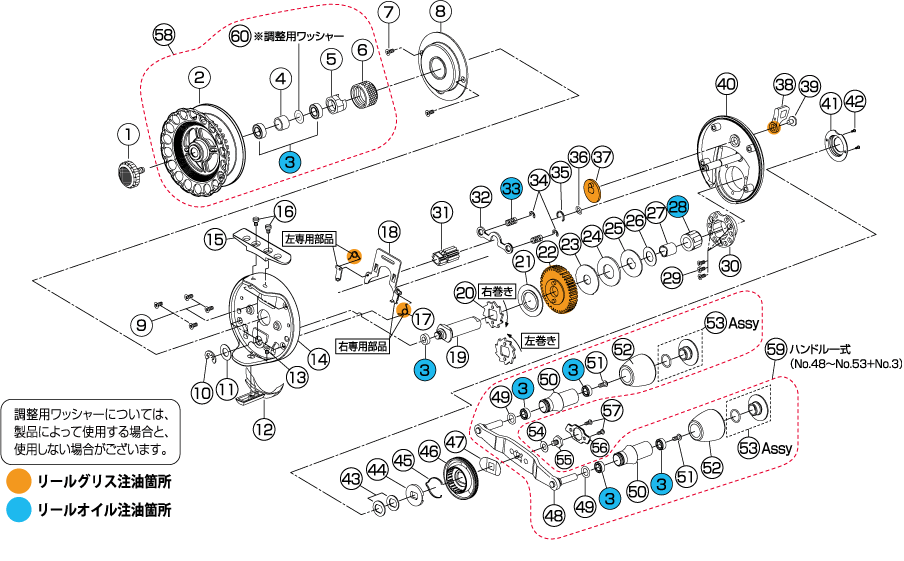 THE Senkan IKADA 60HGパーツ分解図